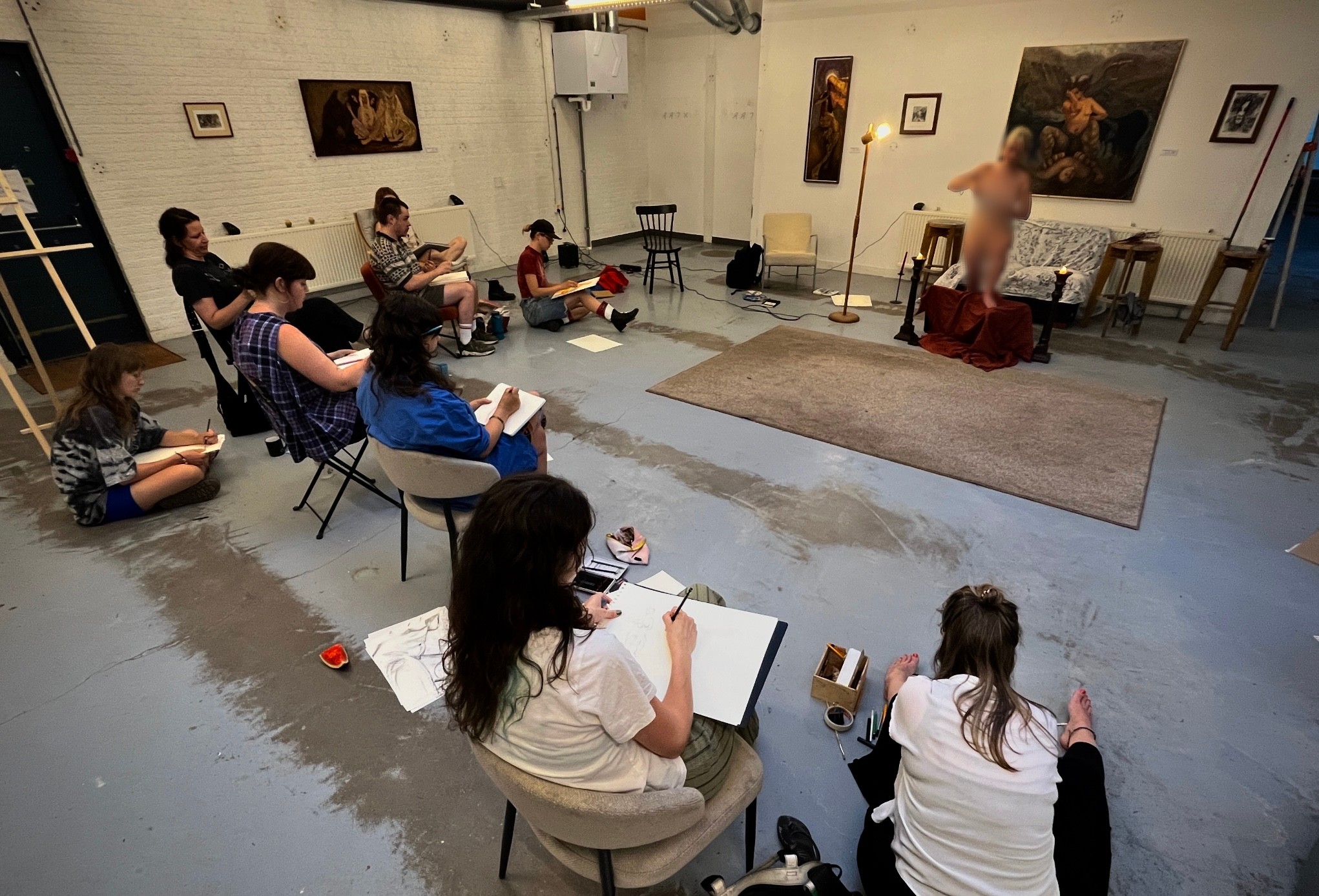 Live figure drawing 5