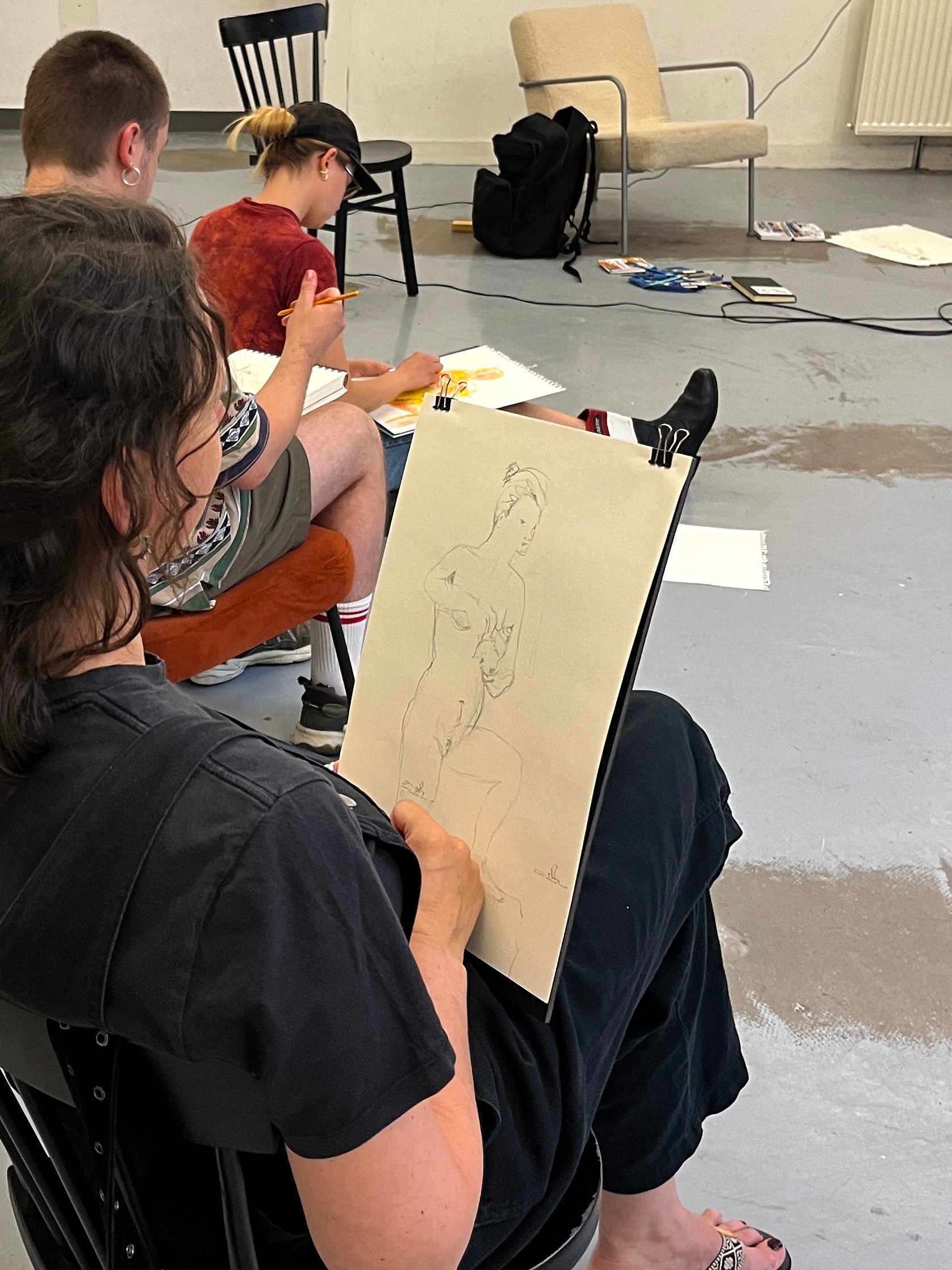 Live figure drawing 2